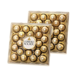 【自营】费列罗榛果威化巧克力24粒礼盒装X2盒进口零食节日送礼