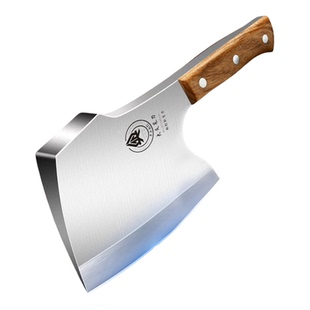 德系加厚重型高锰钢砍骨刀家用切骨头专用刀斩骨刀剁骨斧头刀商用