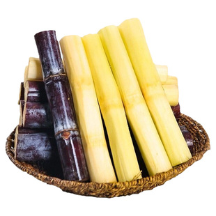 广西黑皮甘蔗新鲜当季优质大段脆甜爽口榨汁水果整根包邮无渣脆甜