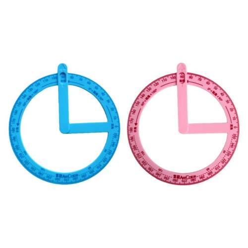 二年级活动角教具大号量角器360度演示器直角钝角锐角学生学习用