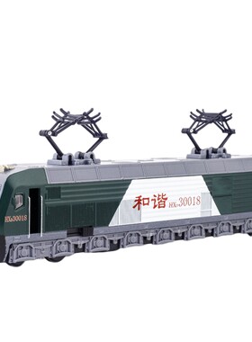 老式合金火车头复兴号内燃机车