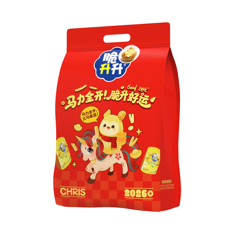 【2026新年礼】脆升升马力全开礼包香脆薯条薯片薯角多口味零食集