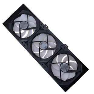 华硕太阳神601前置联力140积木三代风扇支架 加长/侧面镂空无遮挡