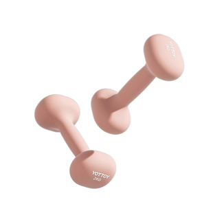 YOTTOY小哑铃女士健身家用杠铃2kg5一对壶铃实心铸铁提壶男士锻炼