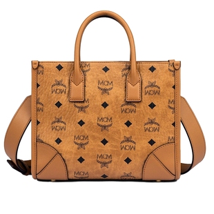 【情人节礼物】MCM MÜNCHEN小号托特包单肩斜挎包时尚女包