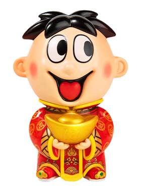 旺仔俱乐部旺仔经典IP旺新年手办