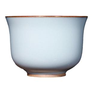 孔家钧窑【养口杯】高温窑变钧瓷茶杯陶瓷主人杯茗茶杯单杯撇口杯