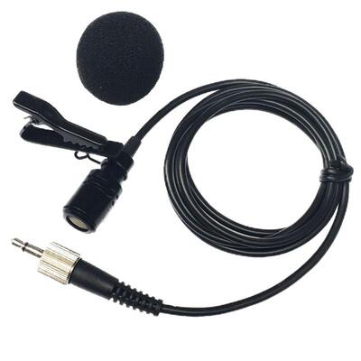 防啸叫领夹话筒粗线胸麦腰包话筒