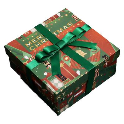 高级感圣诞节礼物盒礼袋组合套装