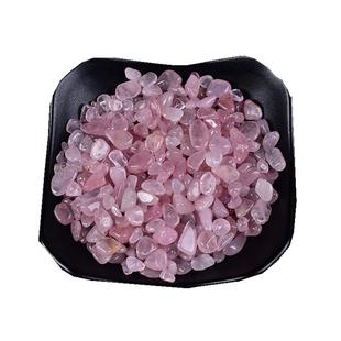 天然水晶碎石月光石水晶粉白水晶粉水晶紫水晶黄水晶虎眼石黑曜石