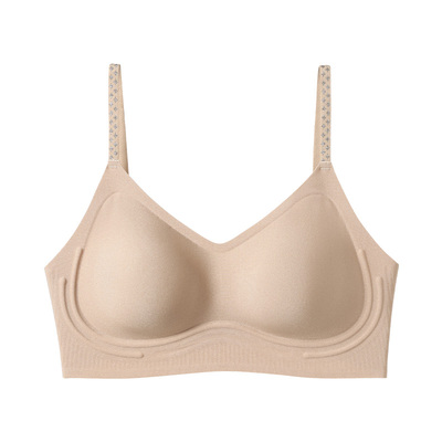 内衣女小胸聚拢隐形粉底液文胸罩