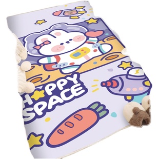 可爱卧室地毯少女网红儿童房间加厚床边毯地垫子榻榻米ins夏季