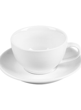 意式浓缩咖啡杯碟60ml纯白色欧式