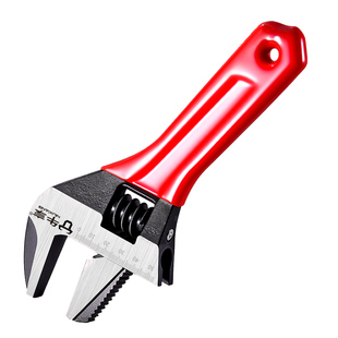 新款大开口活动扳手短柄活口板手多功能狭小空间卫浴专用工具正品