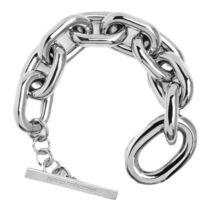 帕高 Paco Rabanne XL Link 银色金属手链正品配饰