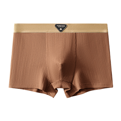 高档纯棉男士内裤抗菌透气平角裤