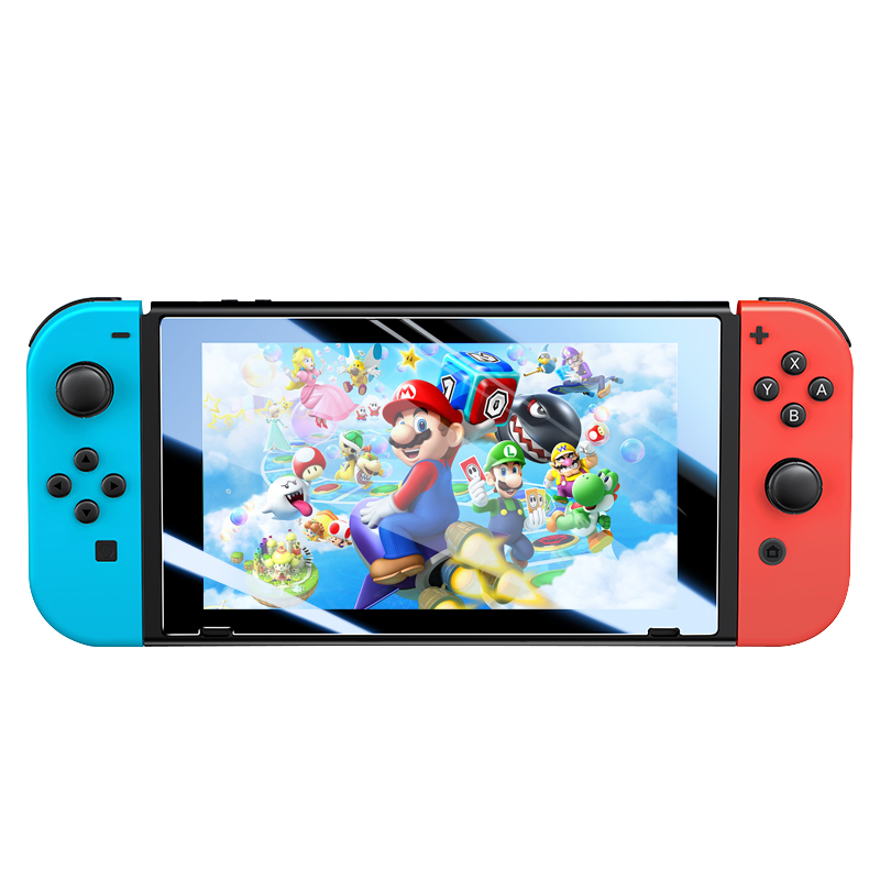 适用于任天堂Switch钢化膜Switchlite防指纹NS防蓝光SwitchOLED高清oled续航版ns游戏机屏幕全屏保护贴膜_虎窝淘