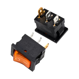 KCD1/3/4/5/11小船形开关饮水机电子秤电源按钮船型翘板2脚4脚3档