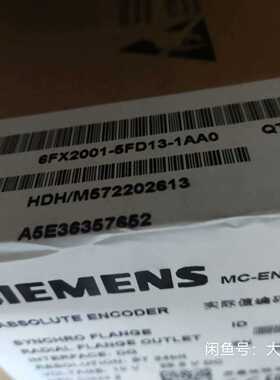 西门子编码器6FX2001-5FD13-1AA0 全新原装原