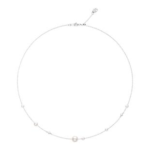 HUSSAIN星点天然淡水珍珠项链银满天星锁骨轻奢颈链