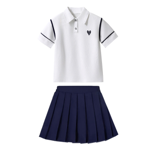 小学生班服儿童校服夏季短袖学院风运动套装幼儿园园服毕业照服装