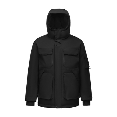 森马防风三防发热鹅绒羽绒服男装