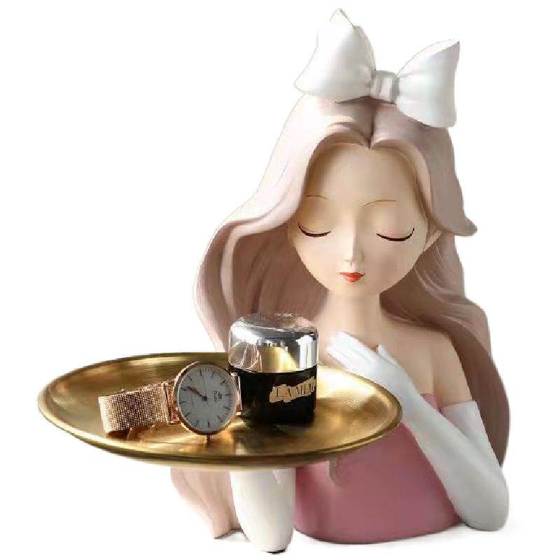 美睫展示女孩打版睫毛摆件礼物