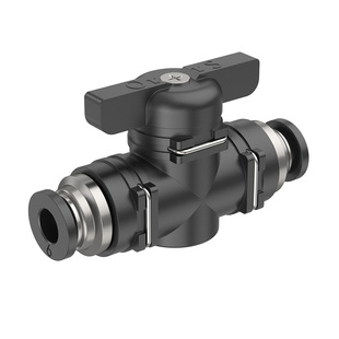 气动BUC-6-10手阀8毫米气管气阀开关阀12mm手动直通阀门快插接头