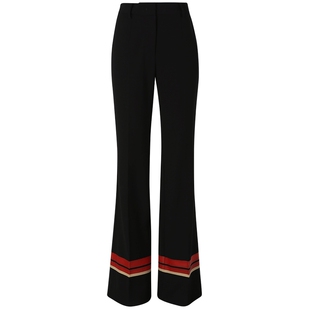 VVNK JANE PLUS秋冬新品修身罗马布弹力喇叭裤子女J312863028C