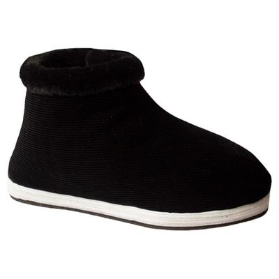 冬季加绒厚棉鞋中老年爸妈布鞋