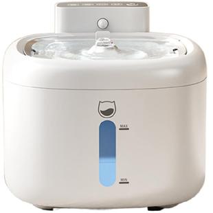 猫咪宠物自动饮水机器感应无线充电狗饮水器不锈钢水碗盘恒温加热