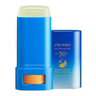 日本直邮资生堂透明防晒棒新艳阳夏水动力防晒膏清透果冻质正品