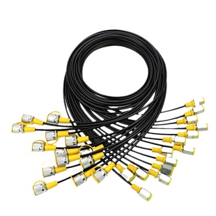 测压软管16*2针型-转G1/4压力表6*3mm通径高压630bar泵车细油管子