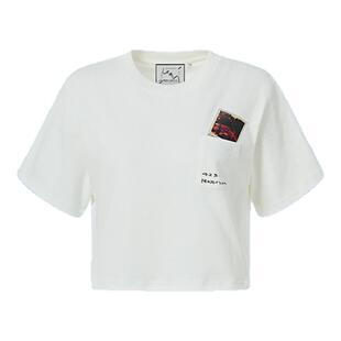 PROJECTJOIN 春夏女士白色复古印花短袖T恤银泰百货精品300228