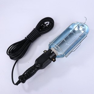 黑色大长罩汽车检修维修工作款手持式灯厂家灯带线铁机床照明灯罩