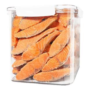 狗狗冻干三文鱼块小鱼干宠物零食拌饭吃的狗粮厚切鱼肉粒鱼油营养