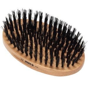 英国kent梳子男士梳纯猪鬃梳榉木顺发护发梳直发美发造型梳质感