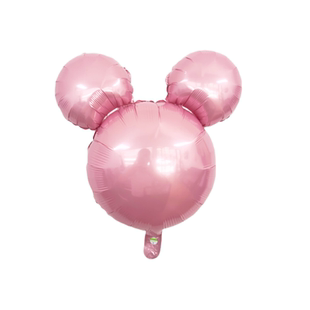 卡通造型米奇头铝膜气球定制印logo字幼儿园招生定制装饰广告汽球