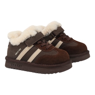 星期六童鞋儿童加绒加厚雪地靴2025冬季新款男女童保暖防滑大棉鞋