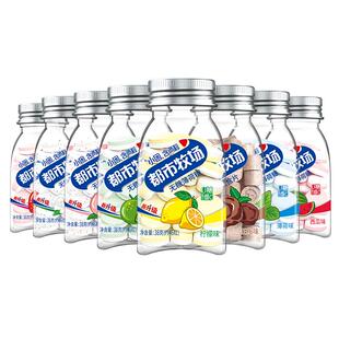 都市牧场无糖薄荷糖清新口气接吻水果维c含片润喉清口香糖果零食