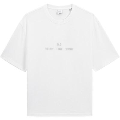 GXG男装多色字母图案短袖T恤 24年夏季品G24X442027