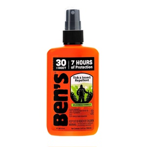 Ben's 30%98%避蚊胺DEET驱蚊液驱蚊喷雾 bens防蚊蜱虫小黑蚊100ml