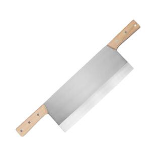 双把刀拔面刀阿胶糕专用切刀家用剁荞麦面神器双手柄糖刀加长刀具