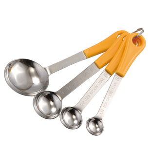 三能不锈钢量勺 量匙 计量勺 刻度勺 调料勺烘焙工具4件套 SN4690
