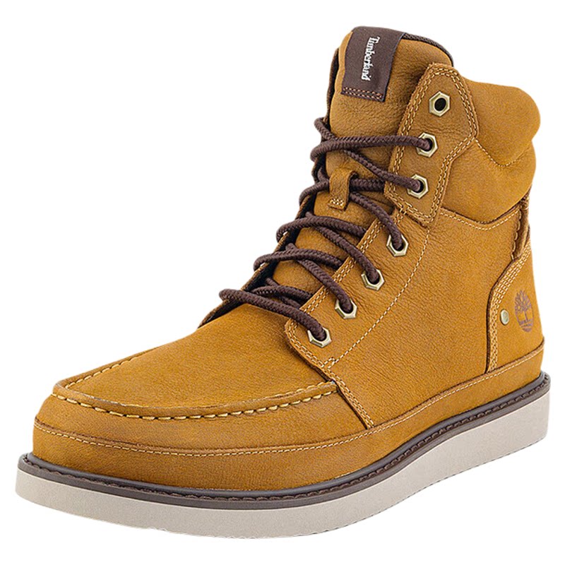 Timberland添柏岚男鞋户外轻便舒适皮革通勤休闲中帮马丁靴A698F