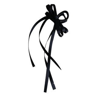 法式芭蕾风蝴蝶结飘带抓夹后脑勺气质高级优雅鲨鱼夹ins网红发夹