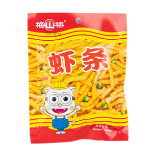 虾条虾味薯条膨化食品散装休闲零食童年怀旧味香浓郁酥脆爽口零食