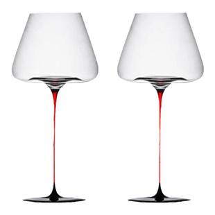 U Mi LIVING·黑领 | 酒具德国勃艮第轻奢高脚杯高颜值家用红酒杯