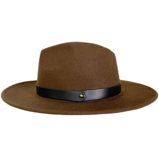 ［云兮］澳洲小众秋季羊绒毛呢毡帽爵士顶礼帽逛街休闲法式复古帽