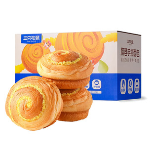 三只松鼠椰蓉手撕面包早餐整箱营养健康休闲零食糕点心学生办公室